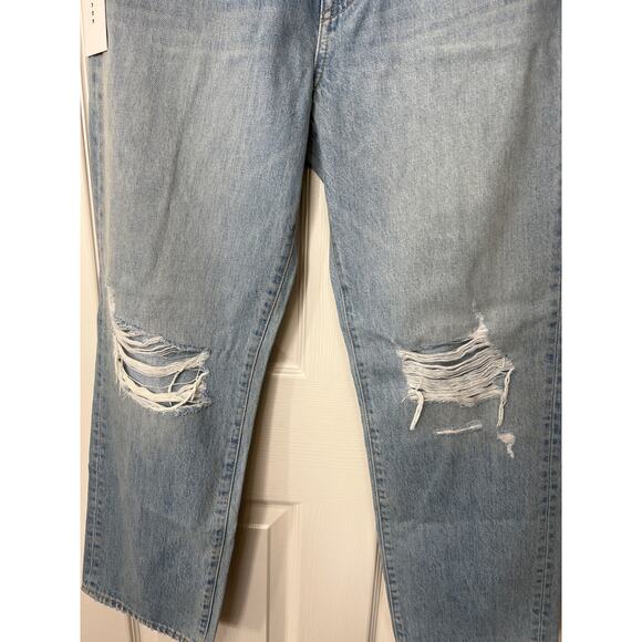 New SLVRLAKE London High Rise Broken Dreams Ripped Distressed Jeans Capsule Fall - Picture 5 of 10
